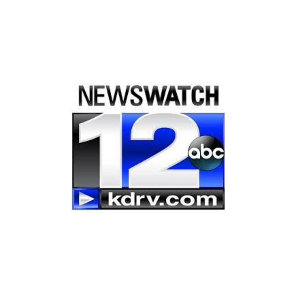 KDRV Newswatch 12 Logo. Click to view their website.